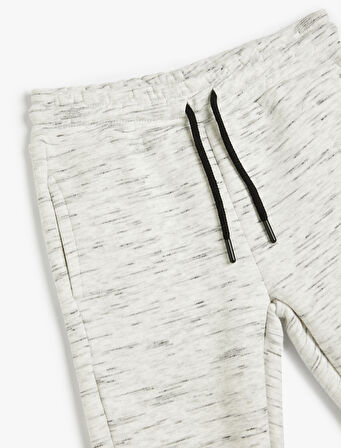 Basic Eşofman Altı Cep Detaylı Beli Bağlamalı Şardonlu