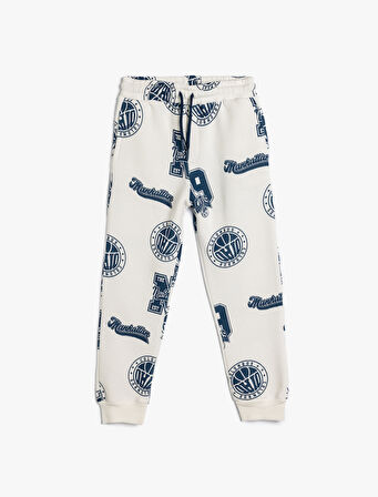 Baskılı Basic Jogger Eşofman Altı