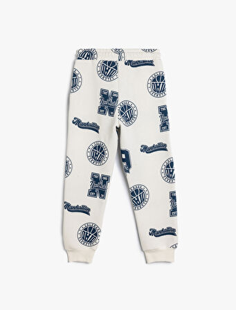 Baskılı Basic Jogger Eşofman Altı