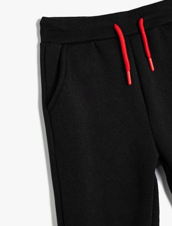 Beli Bağlamalı Cep Detaylı Jogger Eşofman Altı