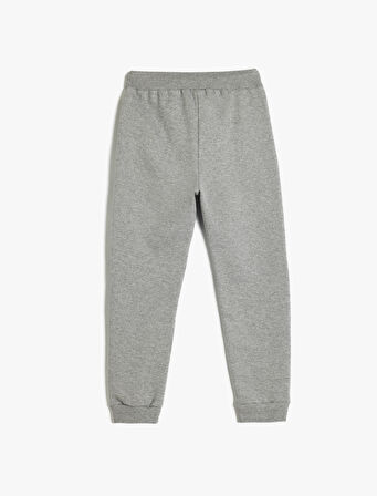 Jogger Eşofman Altı Basic Beli Bağlamalı Cep Detaylı