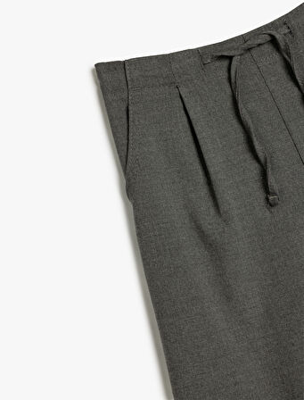 Geniş Paça Pantolon Beli Lastikli