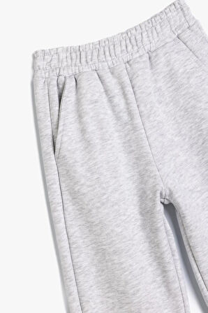 Koton Kız Çocuk Basic Jogger Eşofman Altı Beli Lastikli