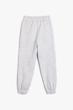 Koton Kız Çocuk Basic Jogger Eşofman Altı Beli Lastikli