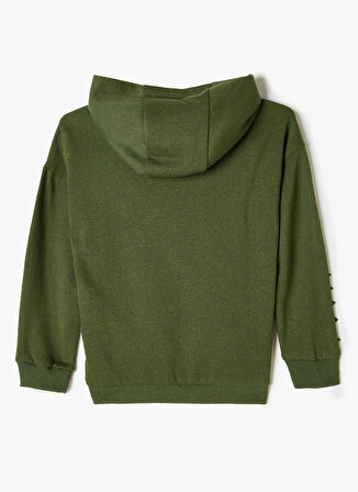 Koton Baskılı Erkek Bebek Haki Sweatshırt 5WMB10198TK-A