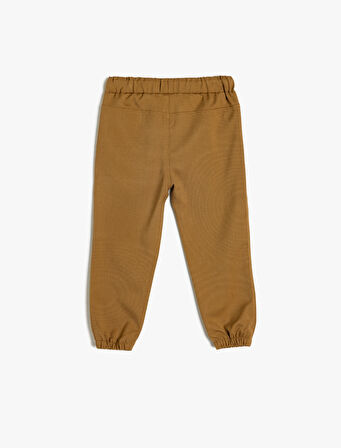 Jogger Pantolon Beli Bağlamalı Cepli