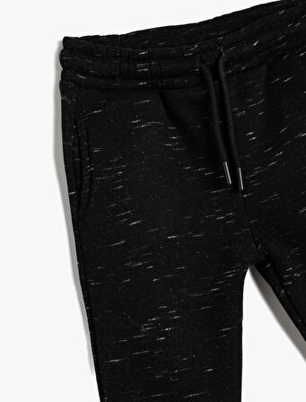 Jogger Eşofman Altı Beli Bağlamalı Pamuklu