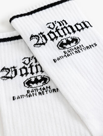 Batman Soket Çorap Lisanslı Pamuk Karışımlı