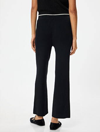 Fitilli Bol Paça Pantolon Beli Bağlamalı 