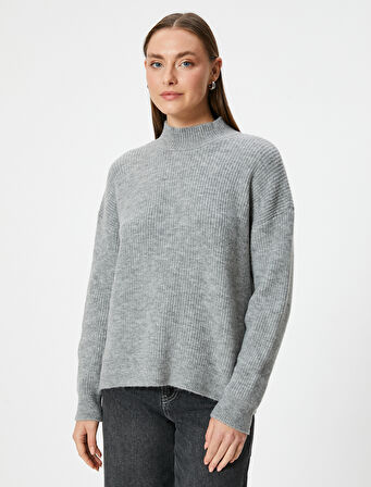 Basic Dik Yaka Oversize Kazak