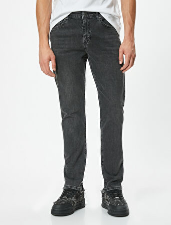 Slim Fit Kot Pantolon - Brad Jean