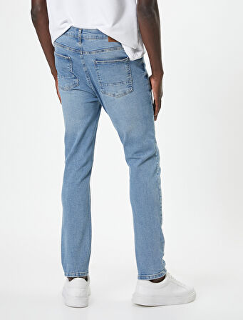 Slim Fit Kot Pantolon - Brad Jean