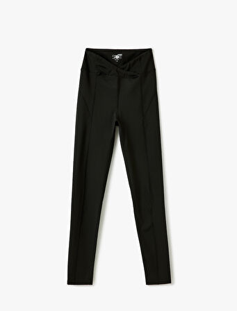 Slim Fit Yüksek Bel Spor Tayt