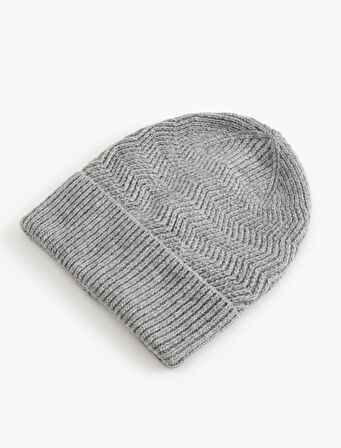 Basic Bere Örgü Dokulu Katlama Detaylı