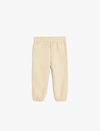 Jogger Pantolon Beli Bağlamalı Lastikli Cepli