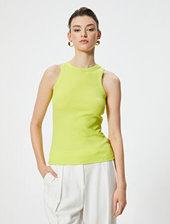 Fitilli Atlet Halter Yaka Basic