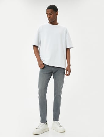 Super Skinny Fit Kot Pantolon - Justin Skinny Jean