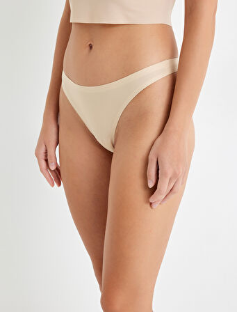 Lazer Kesim Dikişsiz String Külot 