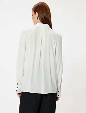 Viskon Gömlek Uzun Kollu Sivri Yaka Regular Fit