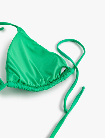 Taşlı Üçgen Bikini Üstü