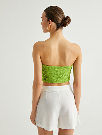 Straplez Büstiyer Dokulu