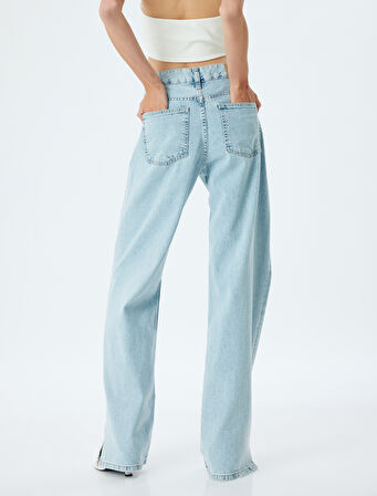 Koton X Sibil Çetinkaya - Geniş Paça Kot Pantolon