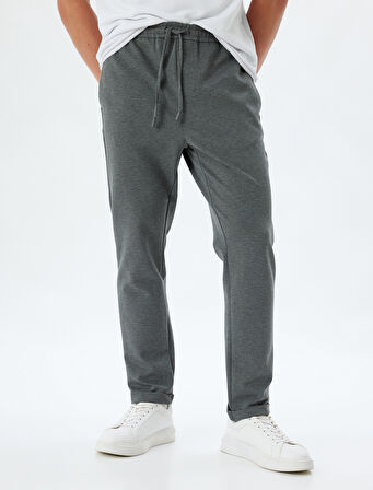 Beli Bağcıklı Pantolon Cep Detaylı