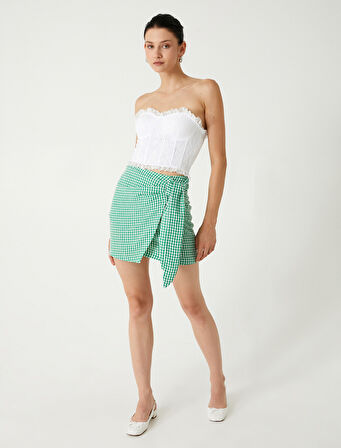 Straplez Dantelli Büstiyer Kalp Yaka Arkası Gipeli