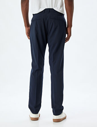 Chino Pantolon Regular Fit Cep Detaylı Düğmeli