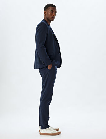 Chino Pantolon Regular Fit Cep Detaylı Düğmeli