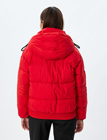 Kayak Montu Su İtici Kapüşonlu Entegre Toz-Kar Eteği Detaylı Fermuarlı Cepli