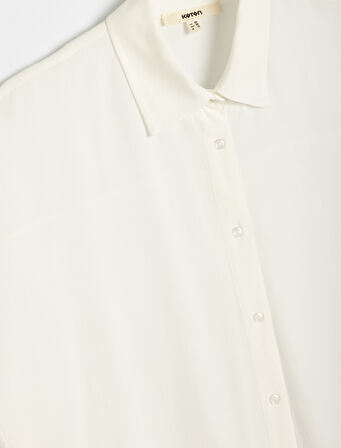 Kap Kol Gömlek Viskoz Kumaş