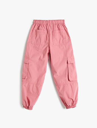 Jogger Kargo Pantolon Beli Lastikli Cepli