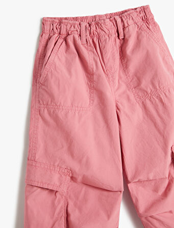 Jogger Kargo Pantolon Beli Lastikli Cepli