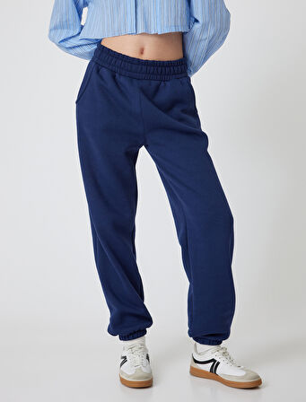 Jogger Eşofman Altı Beli Lastikli Cep Detaylı Rahat Kalıp