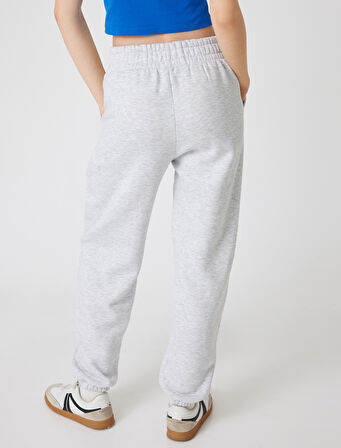 Jogger Eşofman Altı Beli Lastikli Cep Detaylı Rahat Kalıp