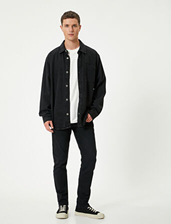 Slim Fit Kot Pantolon - Brad Jean