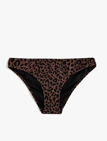 Leopar Bikini Altı Astarlı