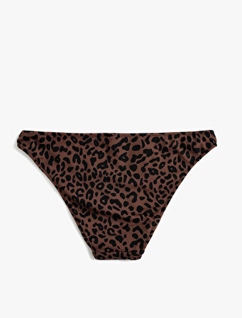 Leopar Bikini Altı Astarlı