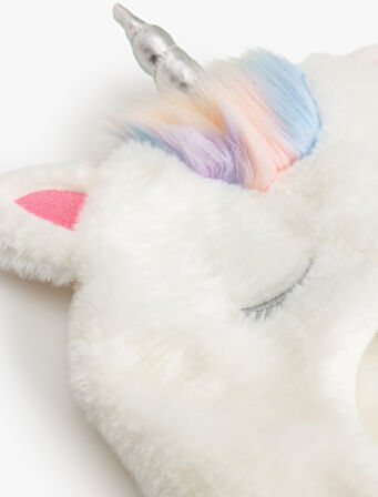Kışlık Kulaklı Şapka Unicorn Detaylı