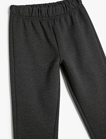 Basic Eşofman Altı Beli Bağlamalı Cepli