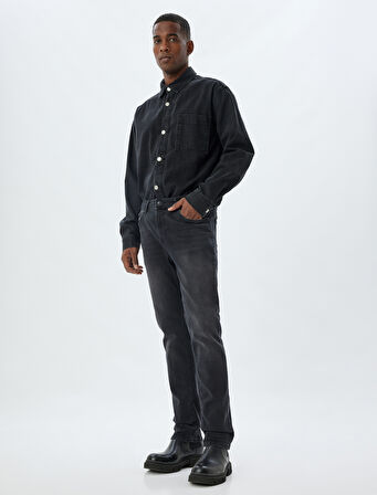Slim Fit Kot Pantolon - Brad Jean