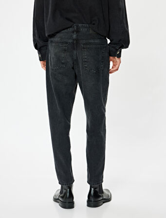 Standart Bel Loose Fit Kot Pantolon - Steve Jeans