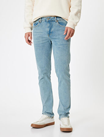 Slim Fit Kot Pantolon - Brad Jean