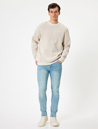 Skinny Fit Standart Bel Kot Pantolon - Michael Jean