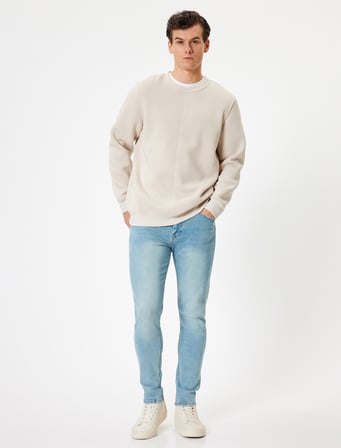 Skinny Fit Kot Pantolon - Michael Jean