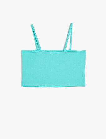 Basic Crop Atlet İnce Askılı Pamuklu 