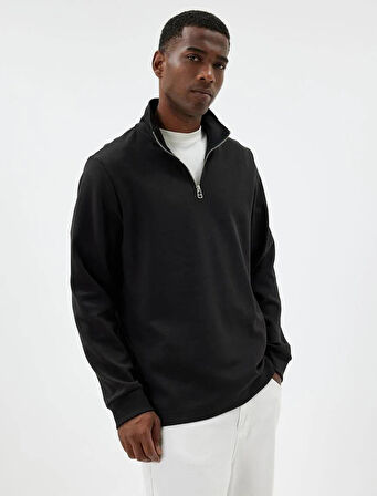 5WAM70090MK Koton Erkek Sweat SİYAH
