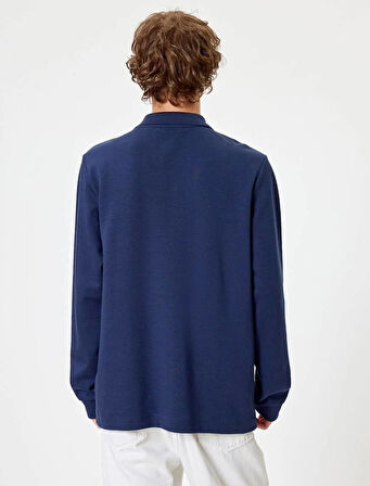 5WAM70091MK Koton Erkek Sweat LACİVERT