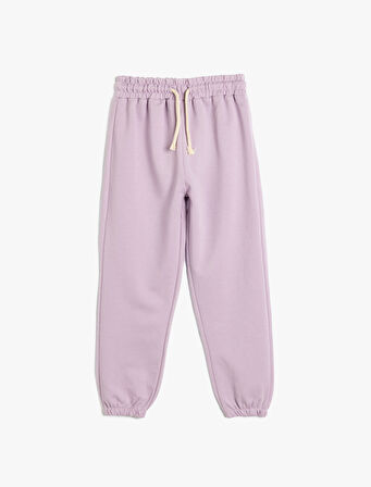 Basic Eşofman Altı Pamuklu Beli Lastikli